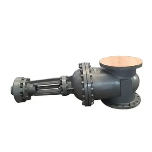 GOST Standard WCB Cast Carbon Steel 20# Rising Stem Electric Gate Valve Flange Pn25 Pn40 Pn64 Elastic Seat Gate Valve thumbnail-2