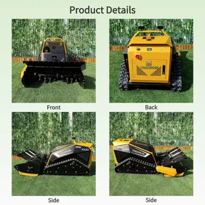 Vigorun Remote Controlled Lawn Mower One Machine Multiple Tasks 4 Km/h MTSK1000 Reverse Mulcher for Farm & Agriculture thumbnail-4
