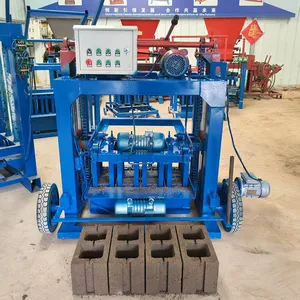 Single-phase Mobile Pallet-free Cement Block Making Machine With Interchangeable Molds thumbnail-3