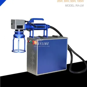 Handheld Portable Laser Marking Machine Fiber Laser Engraver for Metal Stainless Steel Plastic Coding Equipment Factory Direct thumbnail-1