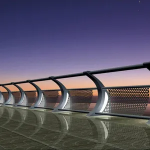 Galvanized and Powder-coated Lakeside and River Embankment Guardrails, Quality Guaranteed, From the Source Factory, Customized According to Requirements. Longbang Traffic Facilities thumbnail-2