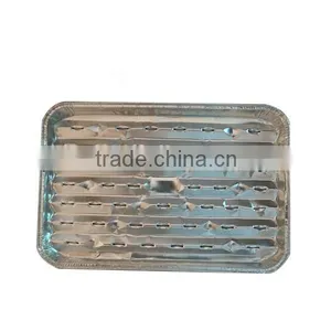 Disposable Aluminum Foil Barbeque Grilling Trays thumbnail-4