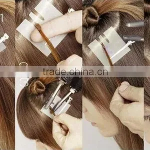 Brazilian Hair Blue Colour Tape Hair Extension/ Thin Skin Weft thumbnail-1