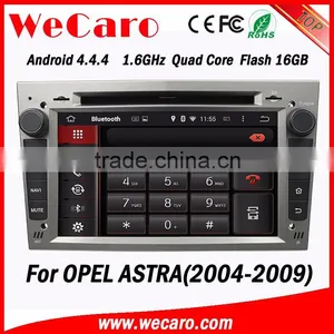 WECARO 2 Din 3G Dvd Gps Radio Pure Android 4.4.4 Car Navigation for Opel Astra j 2004 - 2009 thumbnail-1