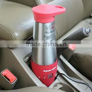 Car Travel Coffee and Tea Flasks Mug Water Heated Boil Cup thumbnail-1