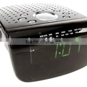 Tetragon Green LED Digital AM FM Alarm Clock Radio thumbnail-2