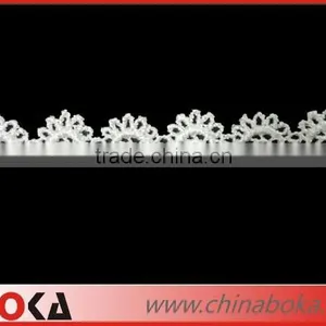 Fashion Polyester/cotton Embroidery Lace for Dress thumbnail-2
