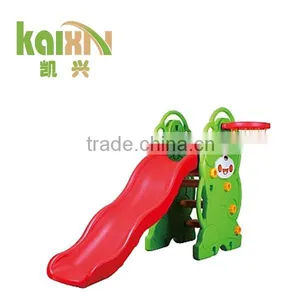Amusement Park Children Playground Plastic Slide With Elephant Circles thumbnail-1