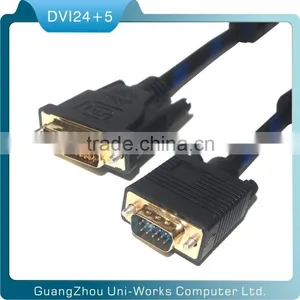 High Quality 24+5DVI to VGA Cable Monitor Cable thumbnail-1