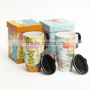 Gift Design Ceramic Travel Mug Ceramic Mug thumbnail-1