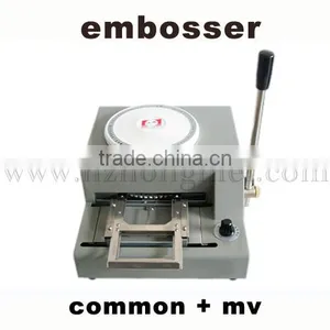 Digitl Manual Plastic Pvc Card Embosser(Common+MV) thumbnail-1