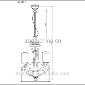 American Vintage Industrial Furniture Pendant Lighting With Glass Shade China Supplier thumbnail-2