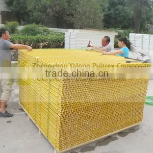 Assembled FRP Pultrusion Grating Used As Outdoor Protective Cover thumbnail-1