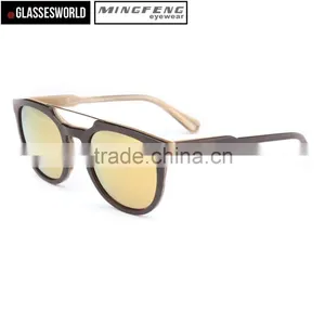 OEM Sunglasses Wooden Aceatate Sunglasses Oem Sunglasses With Metal Bridge Quality Choice thumbnail-1