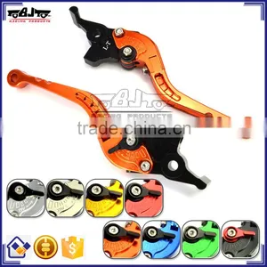 BJ-LS-009 Customized CNC Adjustable Folding Aluminum Materials Motorcycle Brake and Clutch Lever for Kawasaki Z800/E Version thumbnail-1