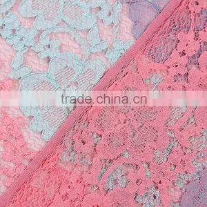 Most Popular Wholesale French Lace Fabric 2016 for Wedding Embroidered French Tulle Lace Fabric thumbnail-3