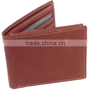 2015 Hot New High Quality Genuine Leather Rfid Wallet With RFID Blocking Card Slots thumbnail-5