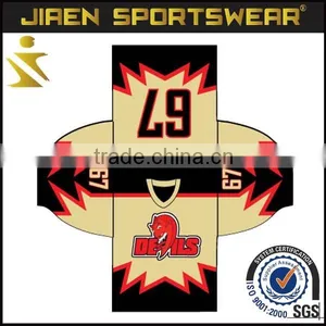 High Quality Cheap Custom Sublimation Ice Hockey Jerseys Team Canada Hockey Jersey thumbnail-1