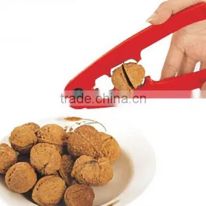 ZINC ALLOY +ABS 118*5.2*1.3 Useful Home Nut Tools Walnut Tongs thumbnail-1