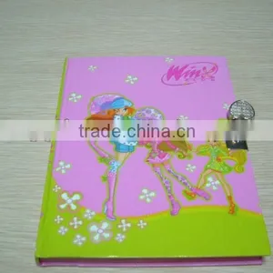 Lock Diary/secret Diary/girl Diary 3d Lenticular Notebook thumbnail-1
