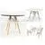 Plastic Children Table and Chairs , Modern Kids Table for Sale HYT-01 thumbnail-5