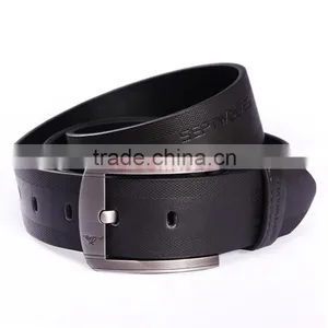 Man's Official Black Real Leather Belt thumbnail-1