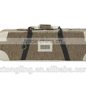 High Density Foam Oval Shaped Deluxe Light Violin Case 4/4 Leather Violin Case thumbnail-2