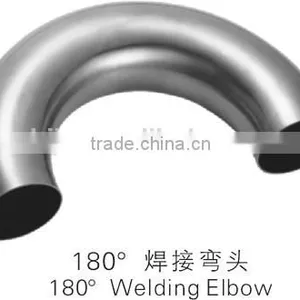 Useful Stainless Steel Polished Sanitary 45 90 120 180 Elbow thumbnail-3