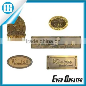 Custom Metal Clothing Label,Metal Brand Logo Label,metal Label for Garment thumbnail-3