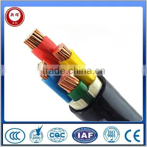 PVC Insulated Copper Conductor Steel Wire Armoured Power Cable 4 Cores 10mm thumbnail-4