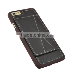 For IPhone6S, Leather Case Ultra Slim Bumper Cow Skin Cover, Luxury Genuine Leather Cover thumbnail-1