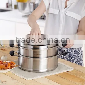 Straight Bottom Stainless Steel Steamer for Infrared Oven thumbnail-5