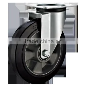 Industrial Casters With Aluminium Core Rubber Wheel thumbnail-1
