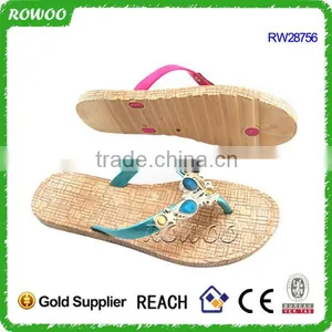 Good Quality Flat PVC Lady Chappal Slipper thumbnail-1