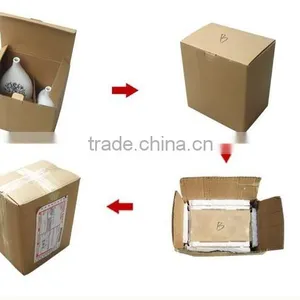 Jingdezhen Factory Made White Ceramic Flower Vase With 3 Pics a Set thumbnail-4