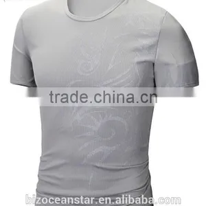 Foreign Trade Preferential Wholesale Fashion Euramerican Style Big Yards Dragon Pattern Printed T-shirts Round Collar thumbnail-2