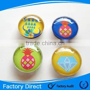Customized Souvenir Dome Glass Magnet,Button Glass Fridge Magnets thumbnail-1