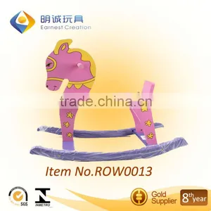 Wooden Shaking Horse / Ride on Horse Toy for Kid thumbnail-1