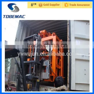 2015 TOBEMAC QMJ4-45 Clay Block Making Machine Hollow Cement Block Making Machine Concrete Brick Making Machine Quality Choice thumbnail-2