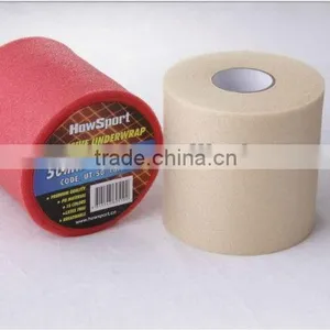 ( S )OEM Private Logo FOAM UNDERWRAP 70mmx27m Best Selling Sports Strapping Tape Manufacturer thumbnail-1