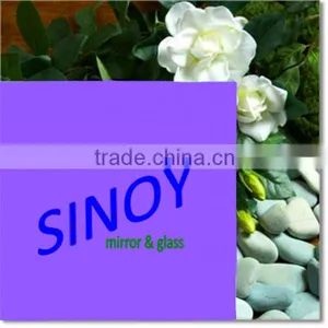 China Factory With CE & ISO9001 2-6mm Lacquered Glass Signal Violet Color thumbnail-1