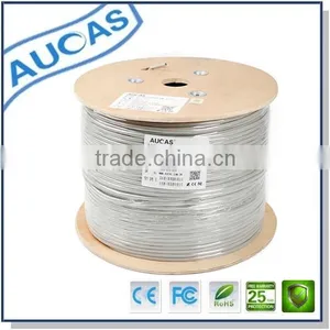 Factory Price 24 AWG 4 Pairs 1000ft/roll Bulk FTP Cat5e Plenum Cable thumbnail-1
