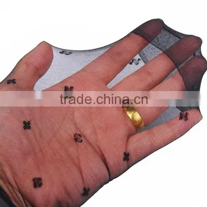 Bulk Wholesale Jacquard Transparent Socks for Women Custom Young Girls Socks 4288 thumbnail-3