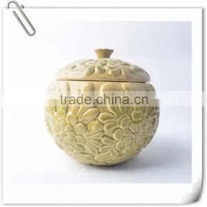 Ceramic Jar With Lid thumbnail-1