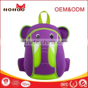 Novelty Nohoo Brand Baby Backpack Neoprene New Design School Bag For Preschool Children thumbnail-2