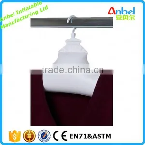 Portable White Color Inflatable Cloth Hanger PVC Coat Hanger for Drip-Drying Shirts thumbnail-4