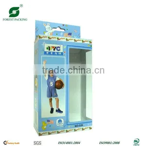 CLEAR WINDOW CARDBOARD BOX WITH HANGING TAB thumbnail-1