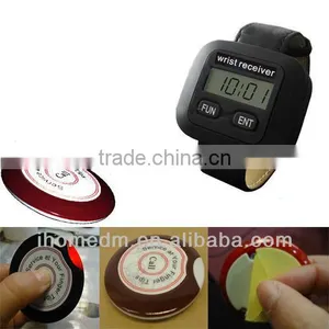 Ultra-thin Waterproof Wireless Pager Call Button Call Bell thumbnail-1