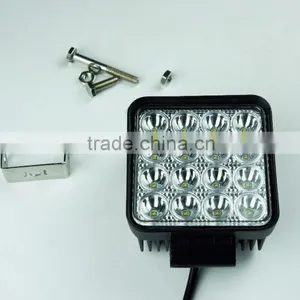 "Wholesale"12v Driving Working Square 48w LED Off Road Work Lights,auto Waterproof Led Work Lamp for Suv,utv,atv thumbnail-2