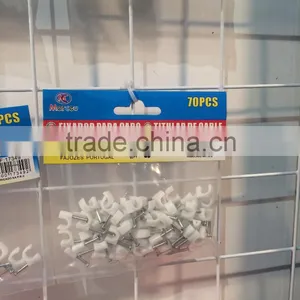 Nail Cable Clips of 4mm With Nail thumbnail-2